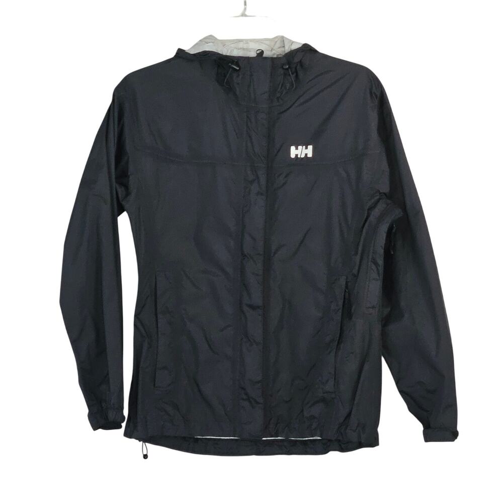 Helly Hansen Women's Loke Jacket Sz S Black Lightweight